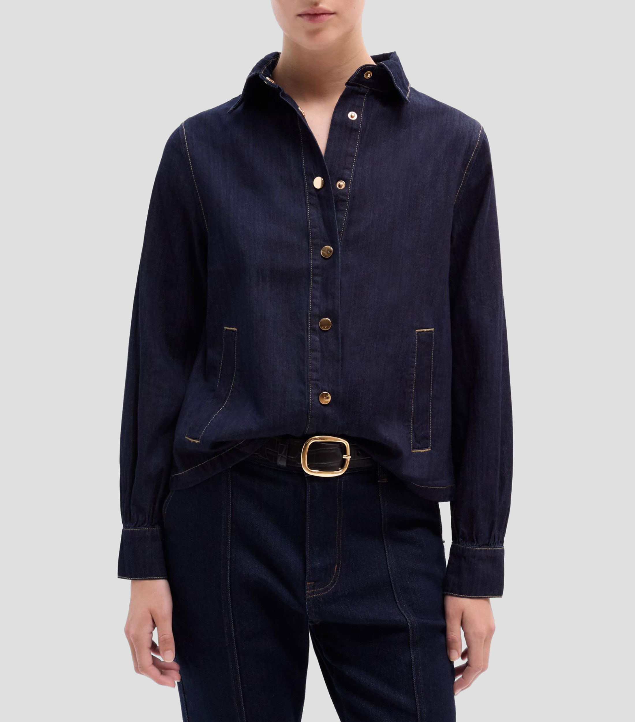 Blusa manga larga Mujer